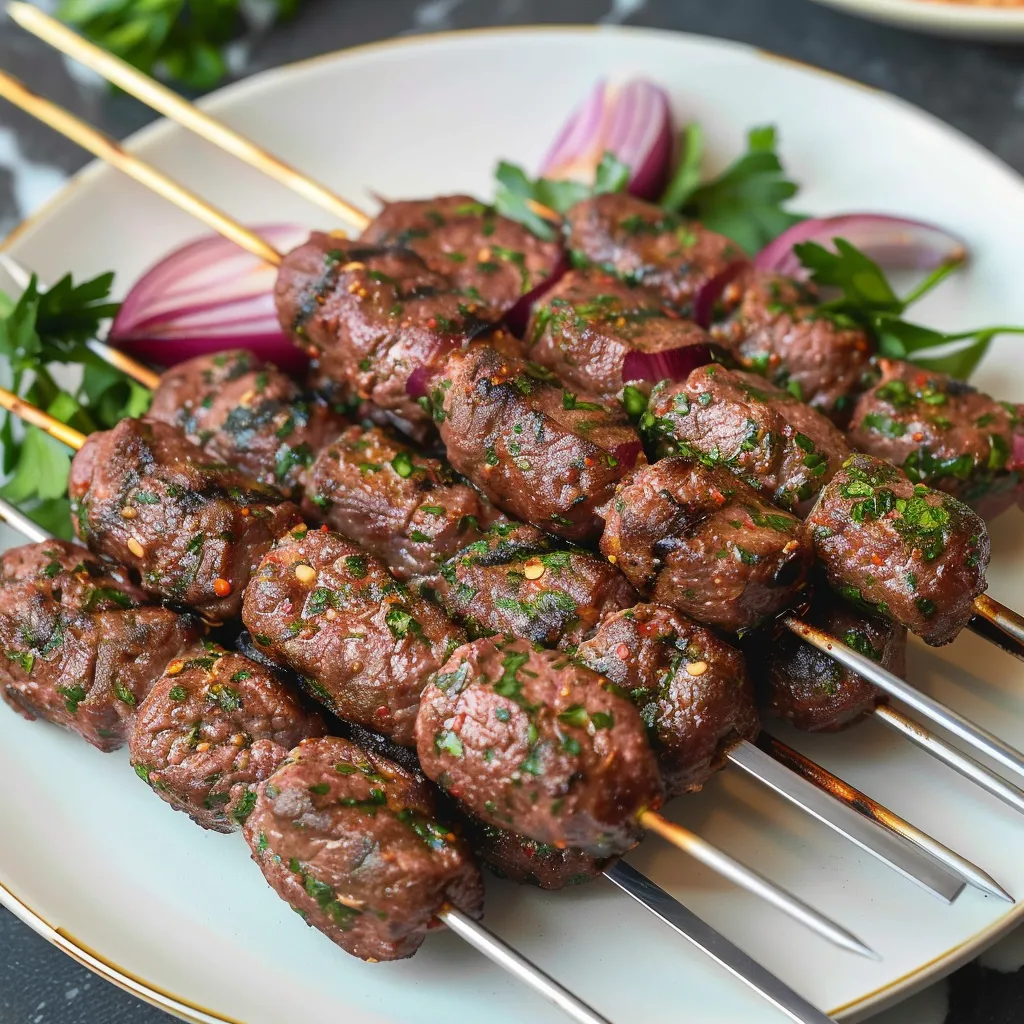 Kafta Kebabs Easy Lebanese Ground Beef Skewers Recipe My Home Made