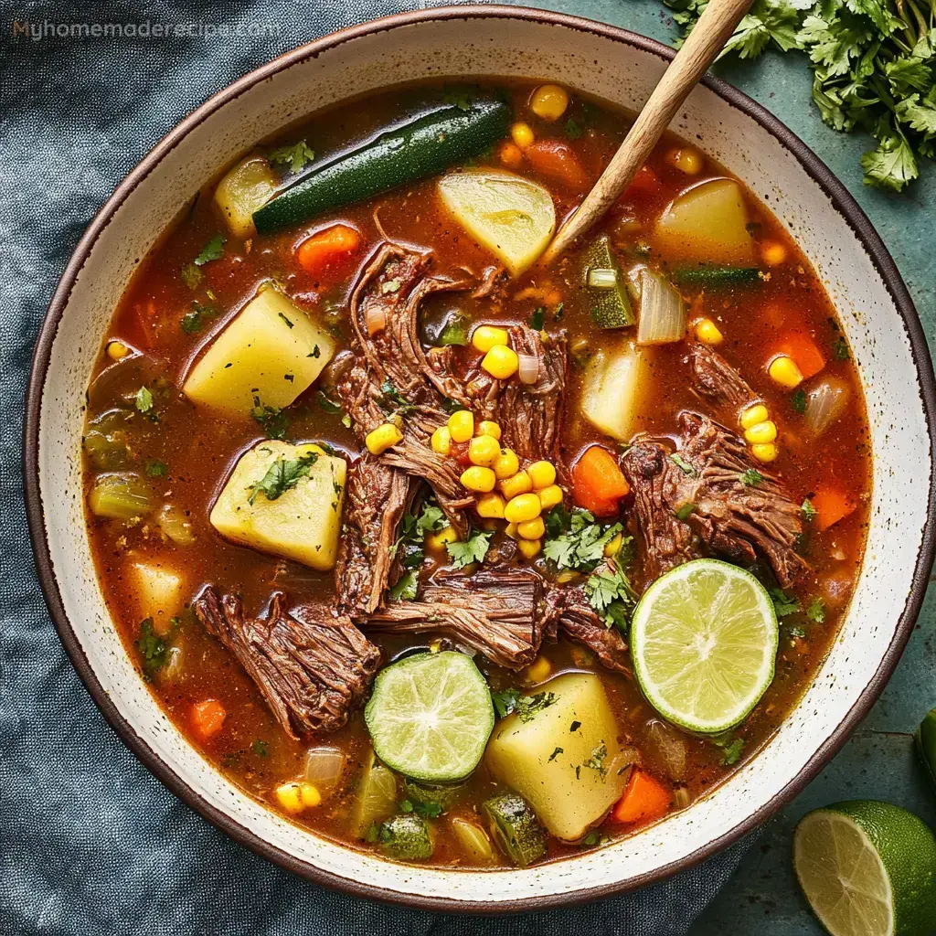 Caldo de Res (Mexican Beef Soup)