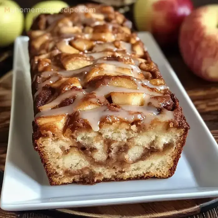 Homemade Apple Cinnamon Swirl Loaf