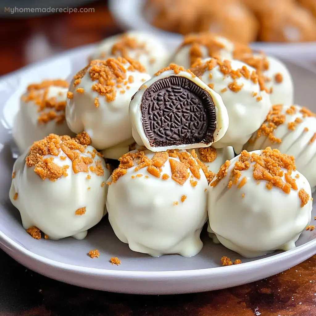 Pumpkin Oreo Balls