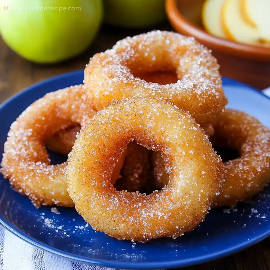 Fried Cinnamon Apple Rings