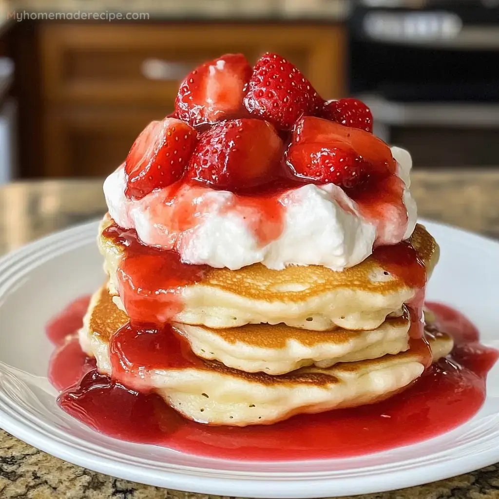 Strawberry Shortcake Pancakes