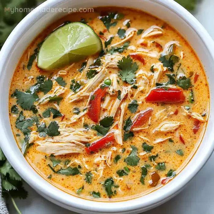 Crockpot Thai Coconut Chicken Soup