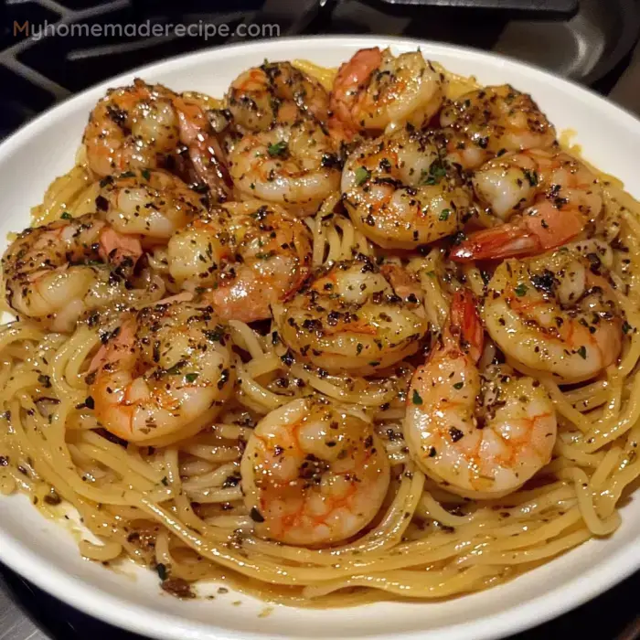 Garlic Shrimp Pasta