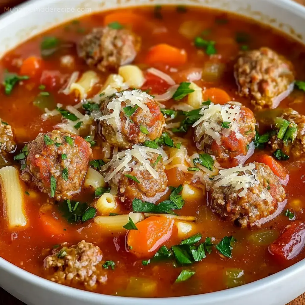 Italian Meatball Soup