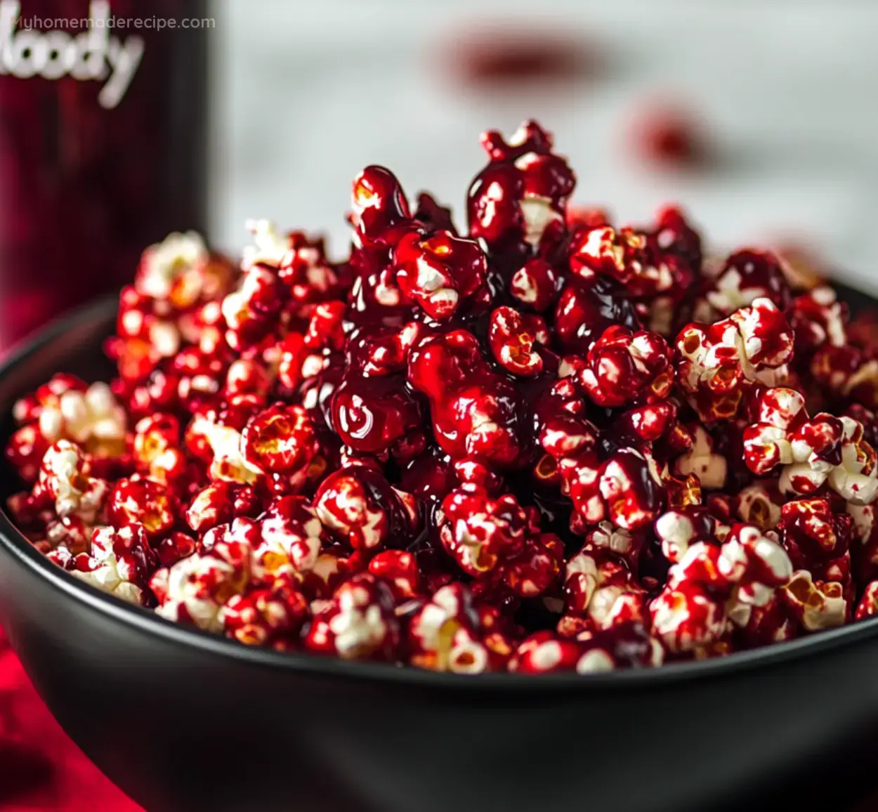 Bloody Red Velvet Popcorn