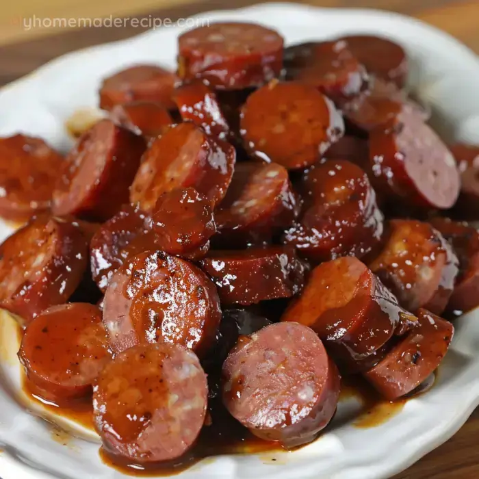 Slow Cooker Candied Kielbasa