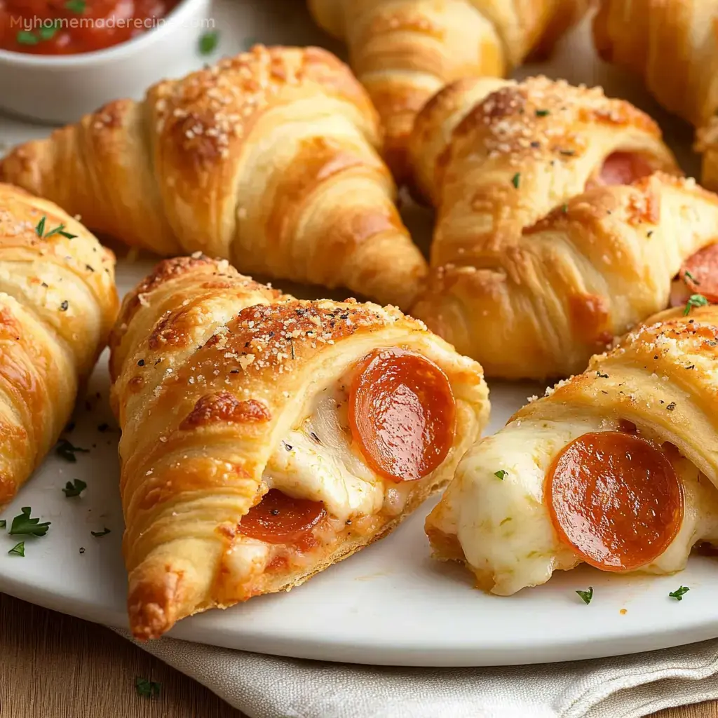 Pepperoni Pizza Crescent Rolls