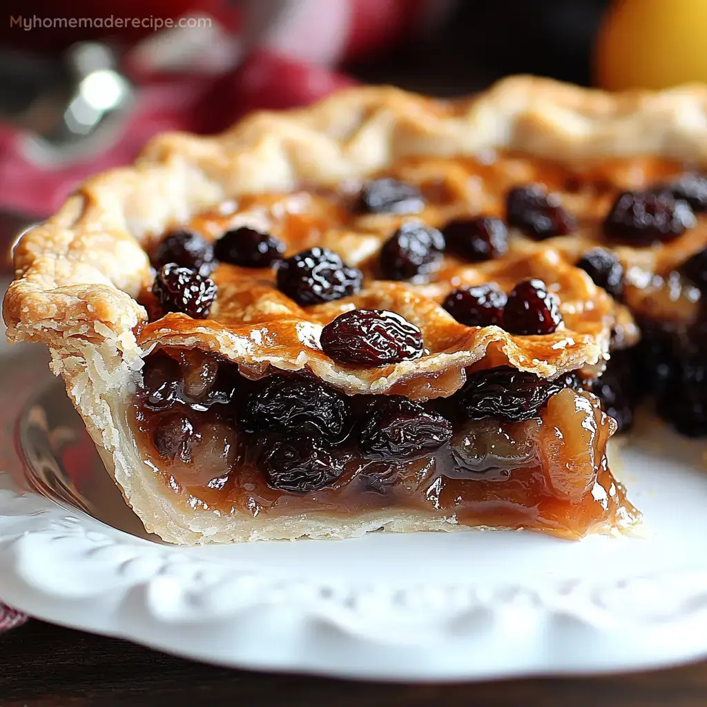 Old Fashioned Raisin Pie