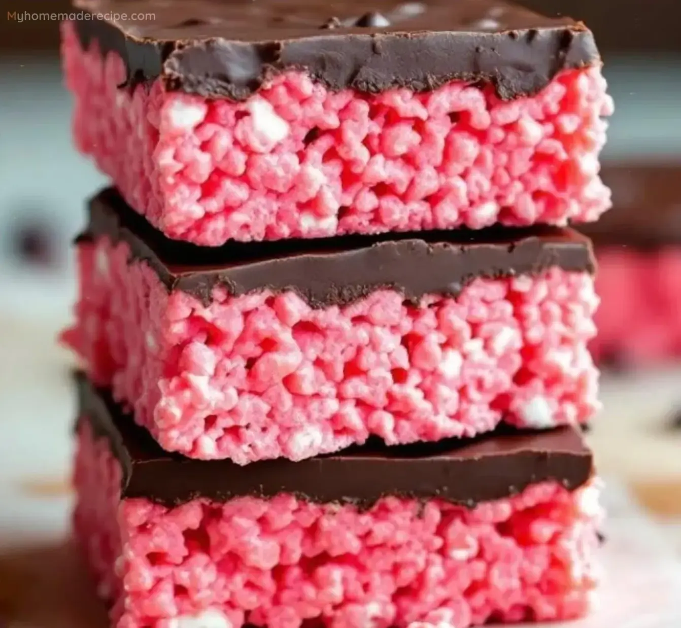 Cherry Rice Krispie Treats