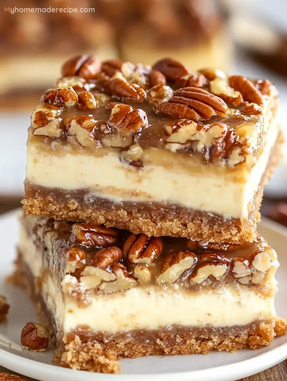 Pecan Pie Cheesecake Bars