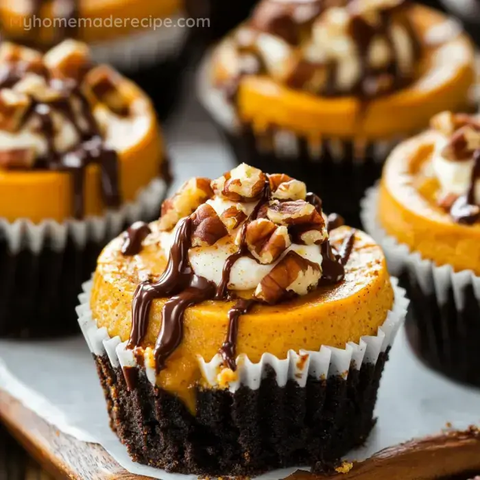 Mini Pumpkin Cheesecakes