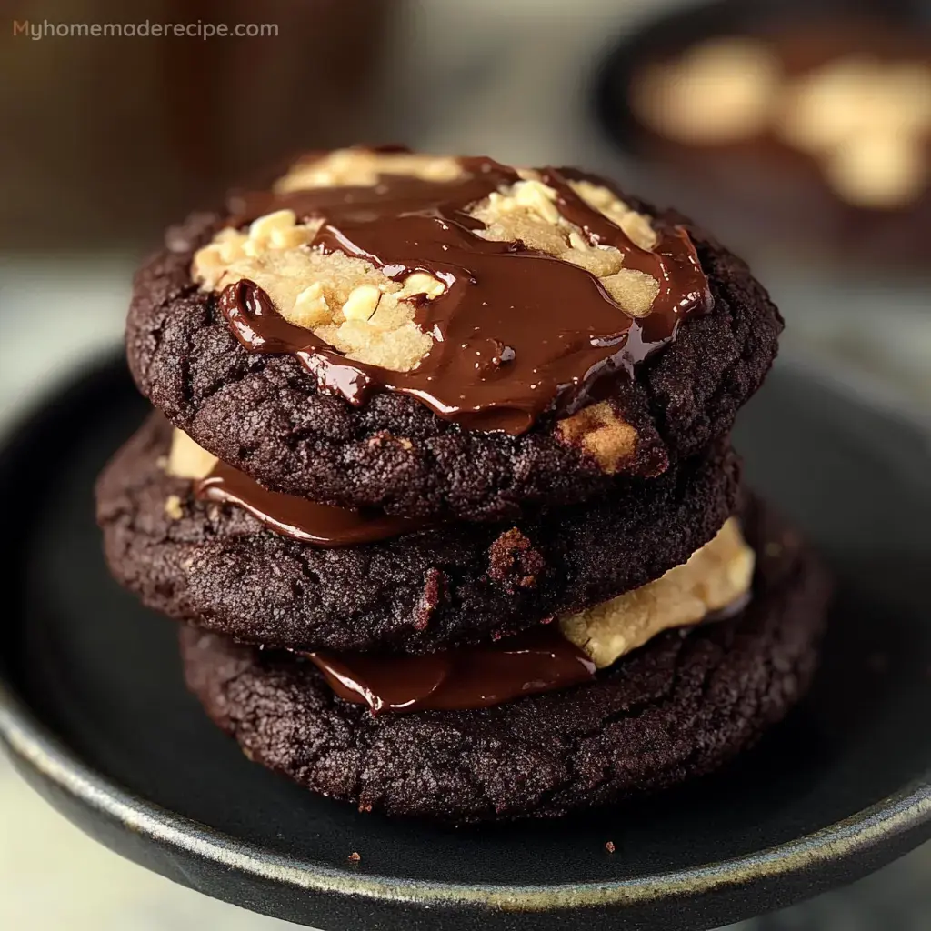 Buckeye Brownie Cookies