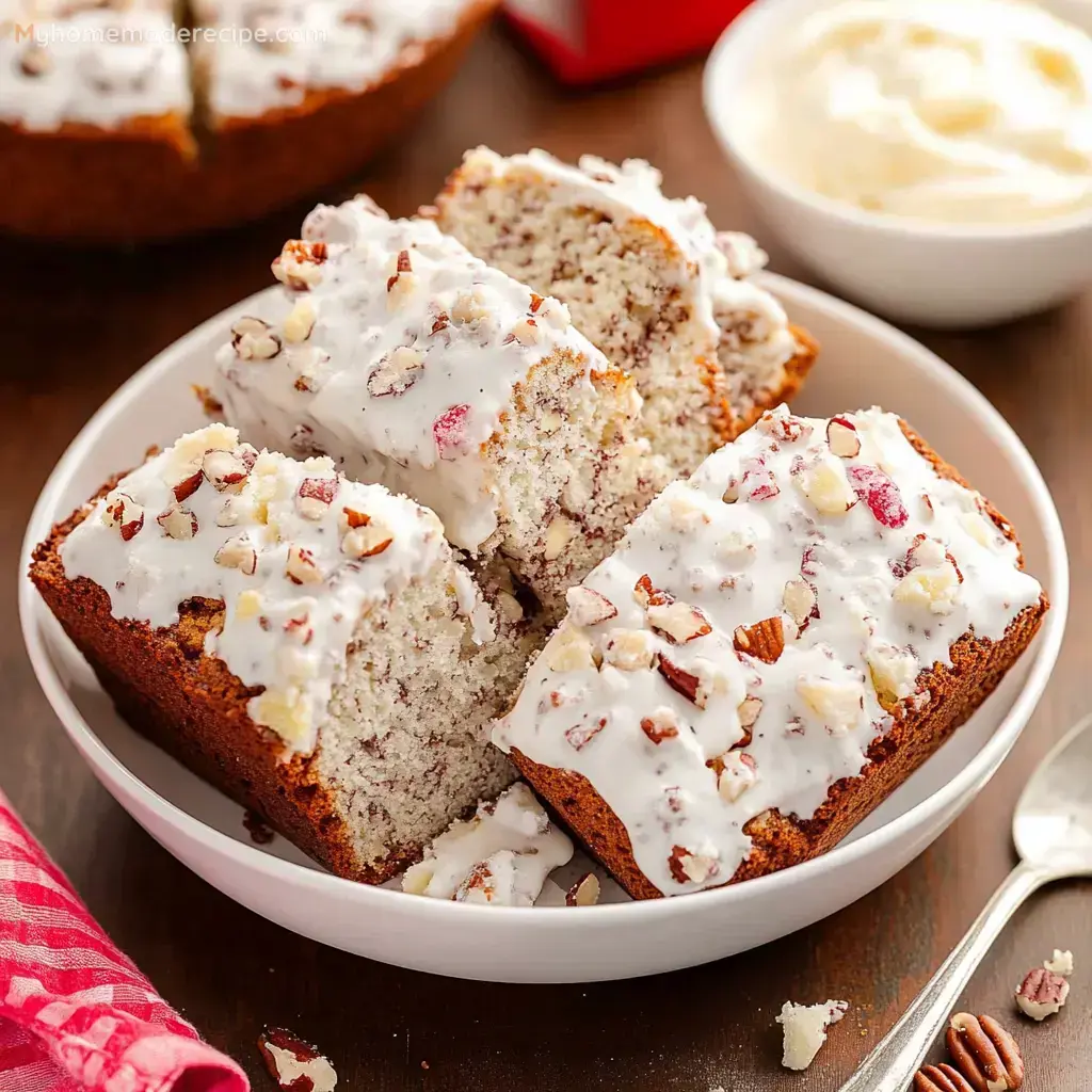 Hummingbird Bread Recipe with Cream Cheese Frosting