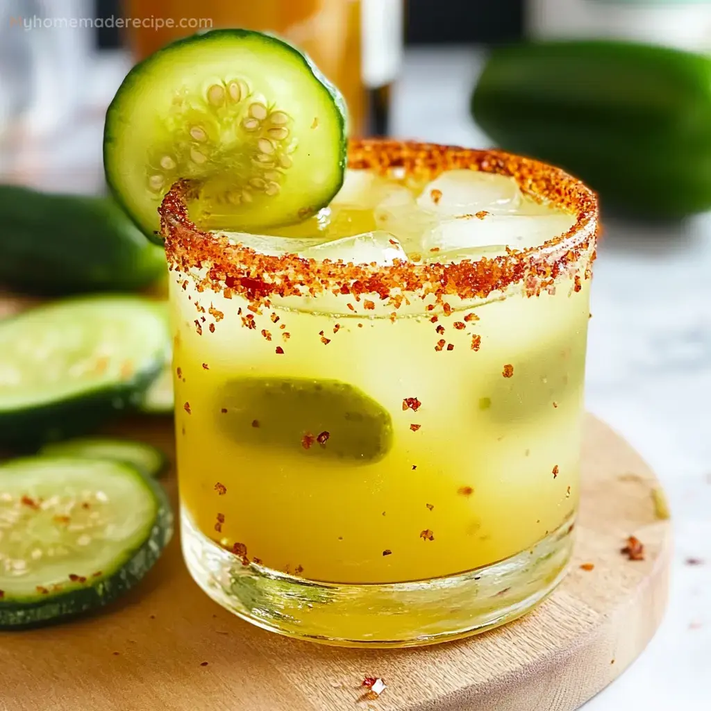 Spicy Pickle Margarita