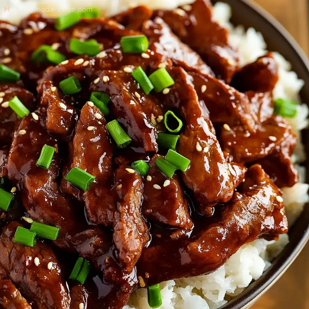 Slow Cooker Mongolian Beef