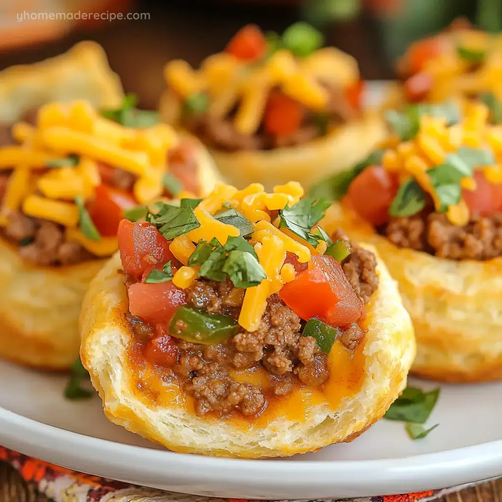 Taco Biscuit Cups