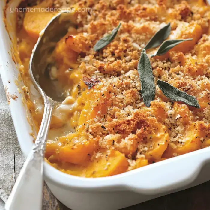 Sweet Potato and Sage-Butter Casserole