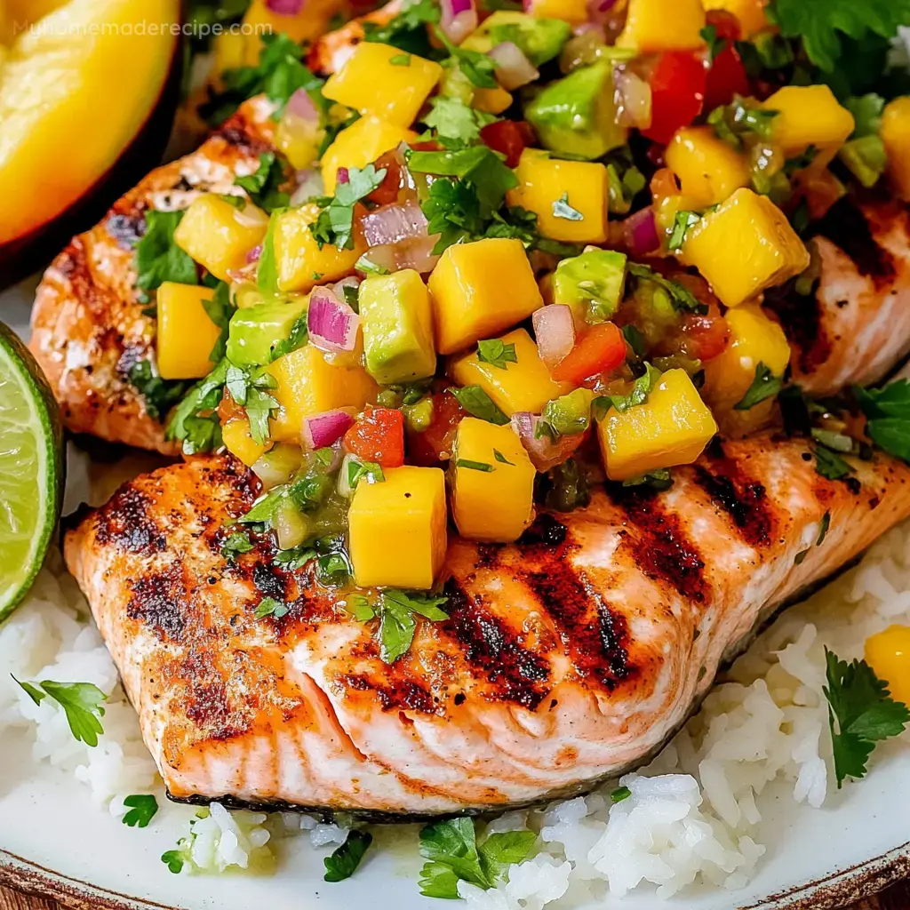 Salmon With Mango Salsa