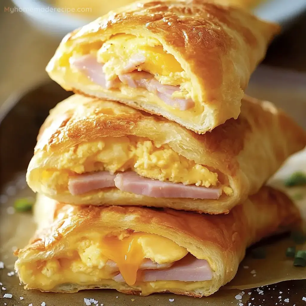 Ham, Egg, and Cheese Pockets