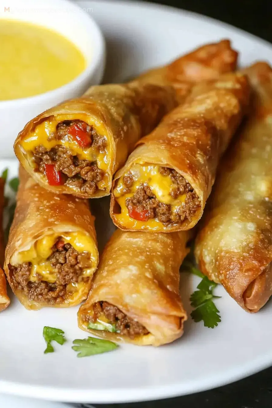 Nacho Egg Rolls