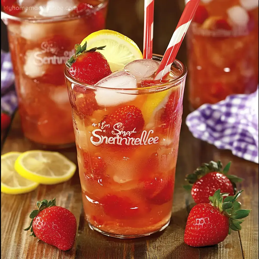 Berry-sweet Southern Sipper - Strawberry Southern Sweet Tea