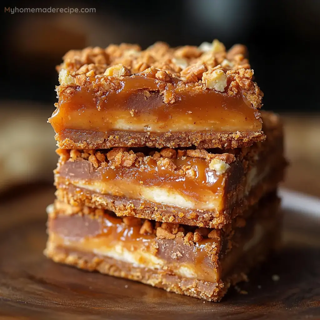 Butterfinger Caramel Bars