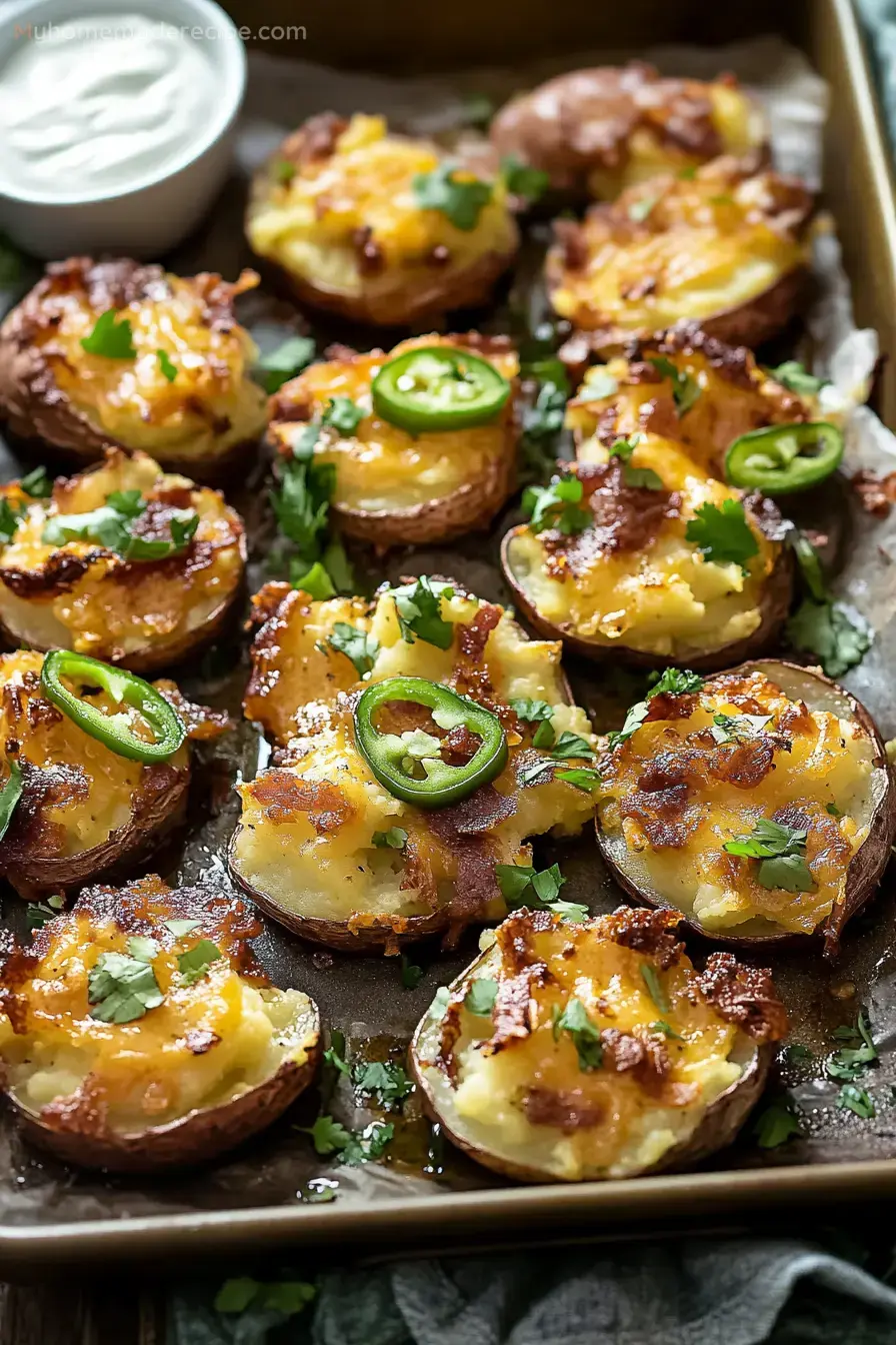 Jalapeño Popper Smashed Potatoes