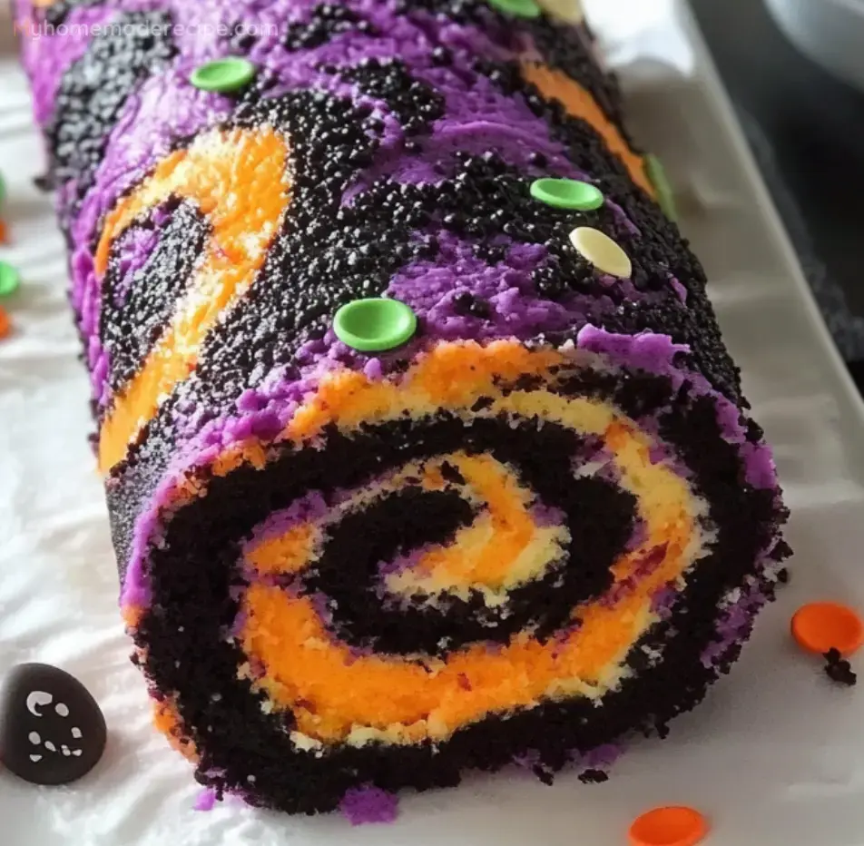 Halloween Cake Roll