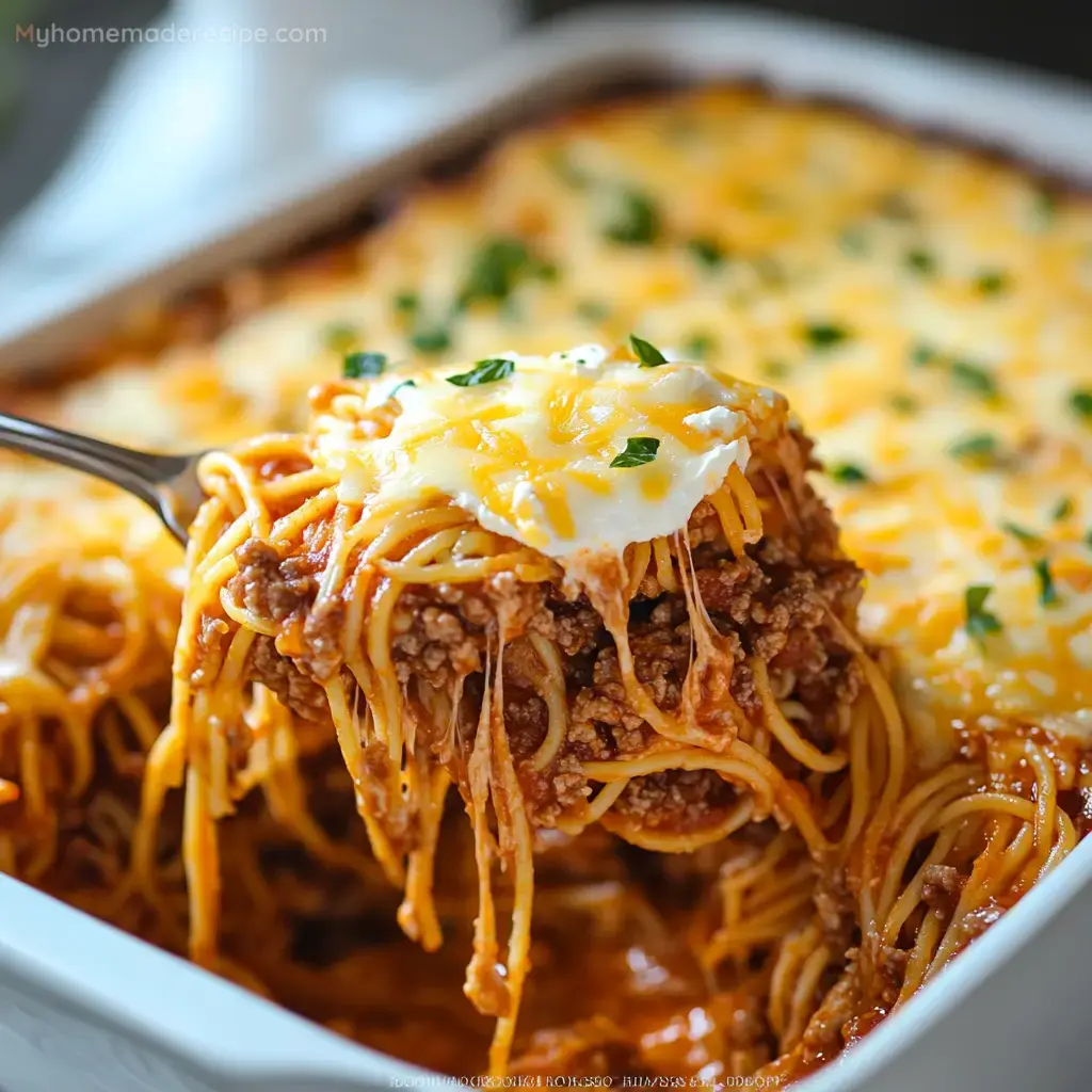 Million Dollar Spaghetti Casserole