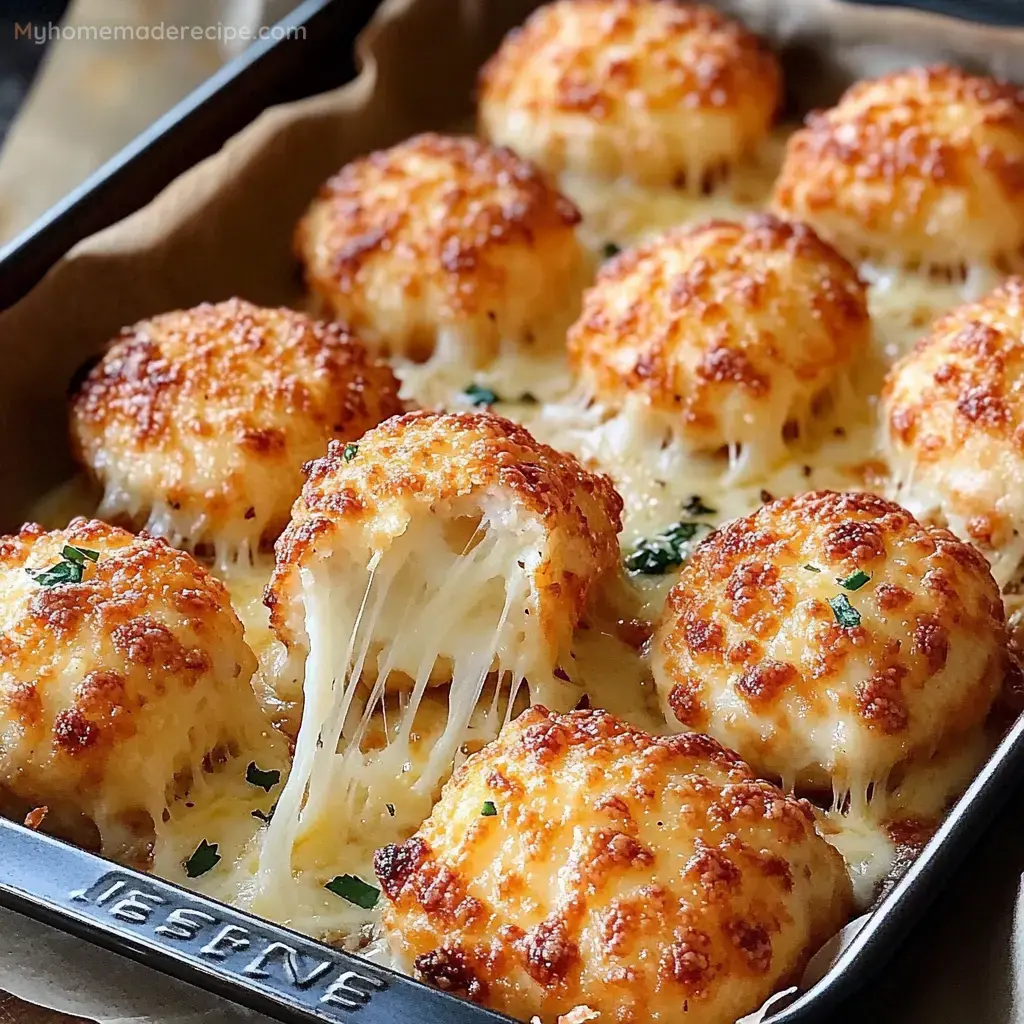 Cheesy Parmesan Mozzarella Bites