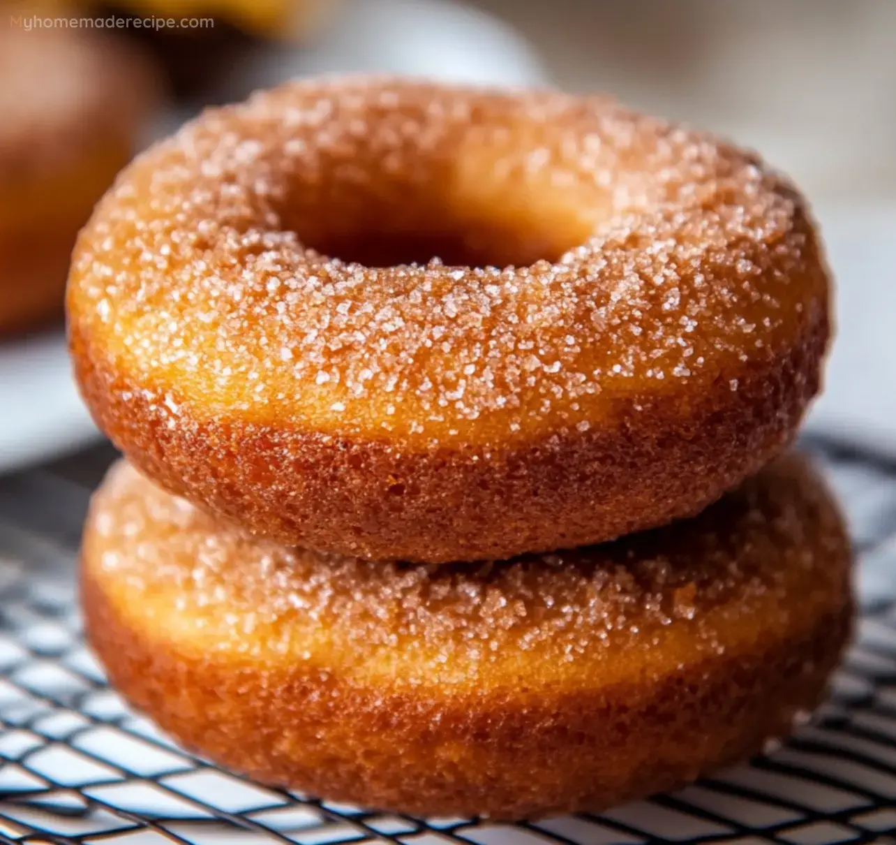 Pumpkin Spice Cake Mix Donuts