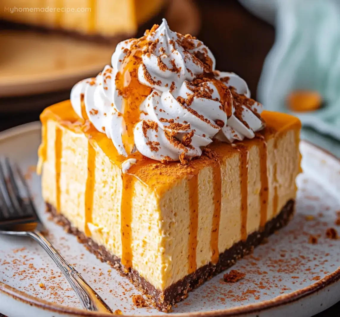 No Bake Pumpkin Cheesecake