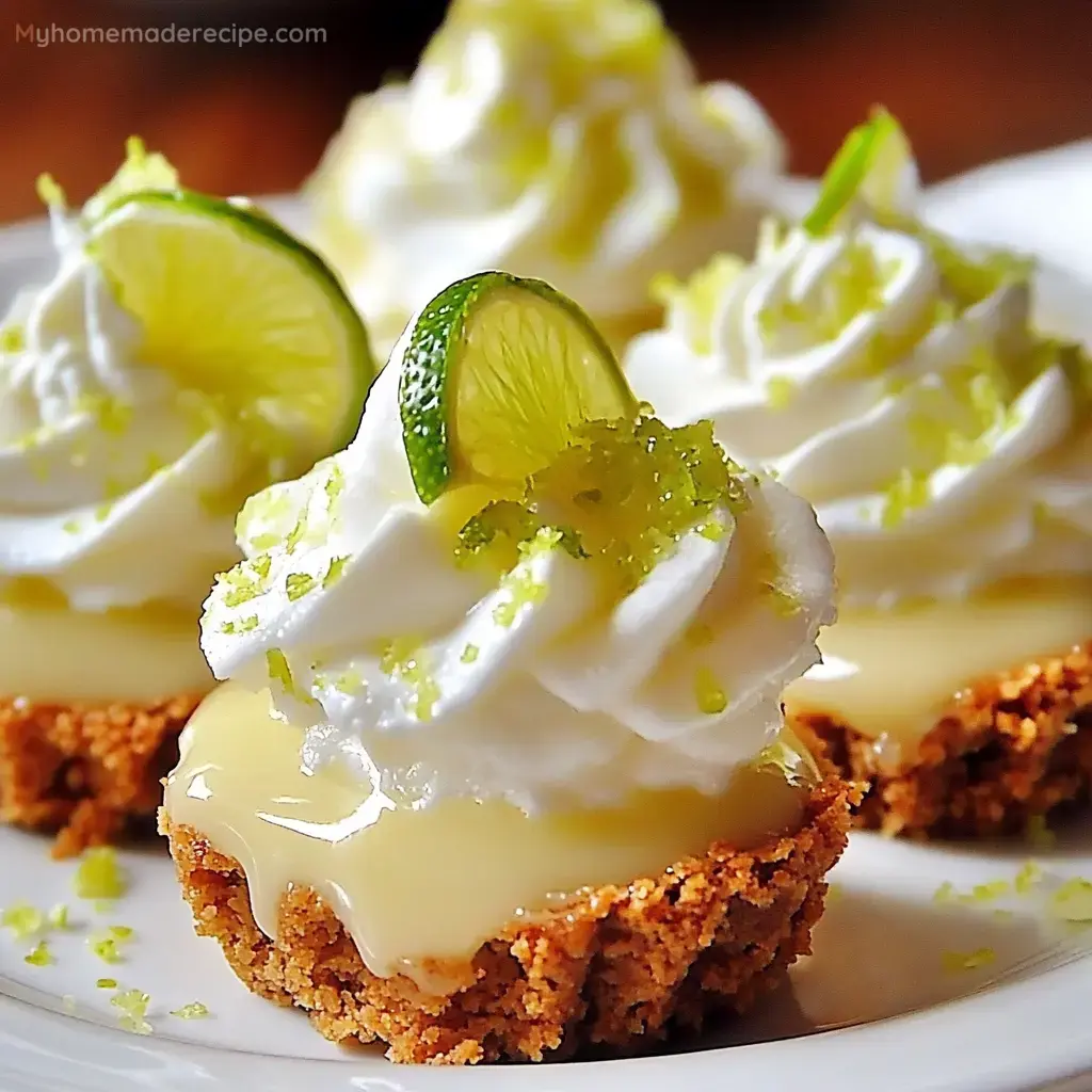 Heavenly No-Bake Mini Key Lime Pies