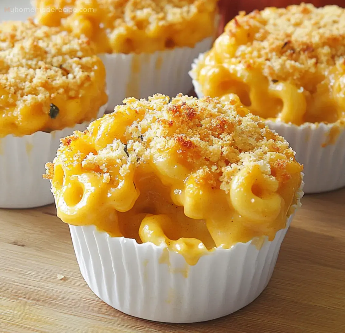 Pumpkin Mac & Cheese Cups