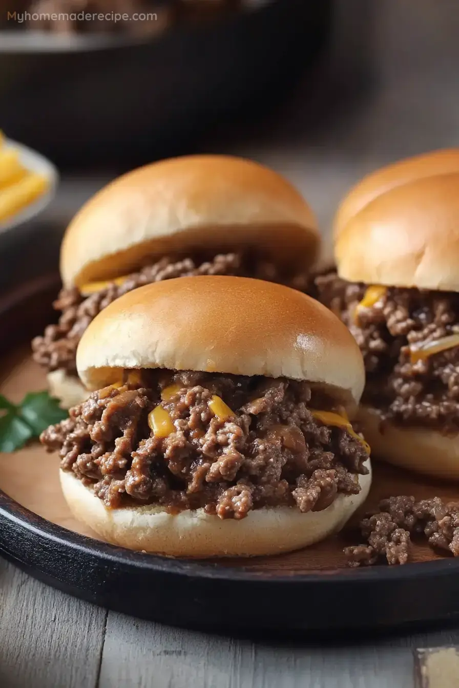 Steakhouse Burger Sloppy Joes