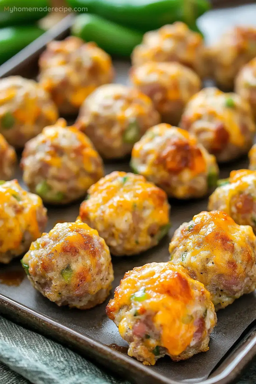 Jalapeno Popper Sausage Balls