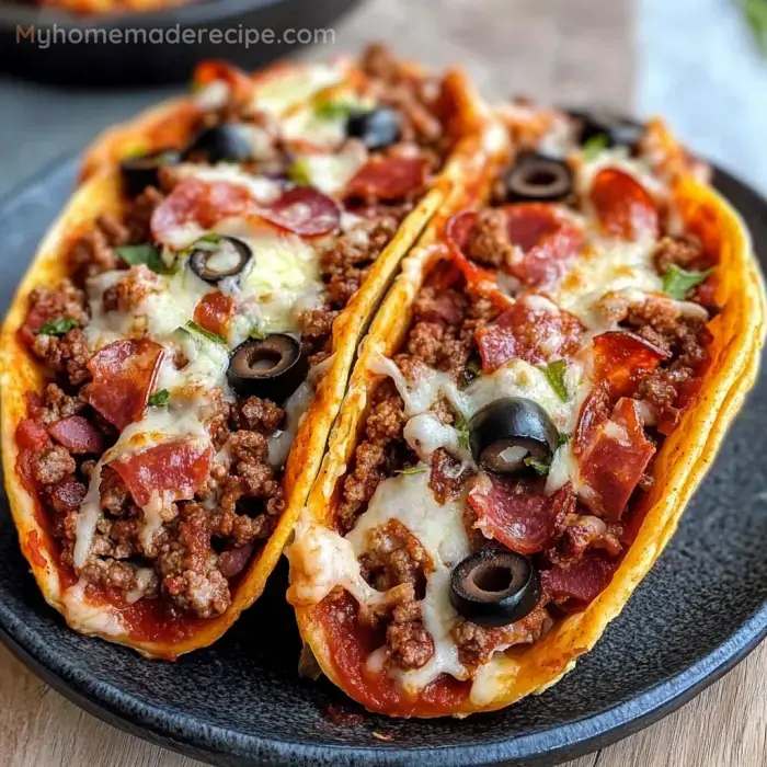 Meat Lovers Pizza Tacos