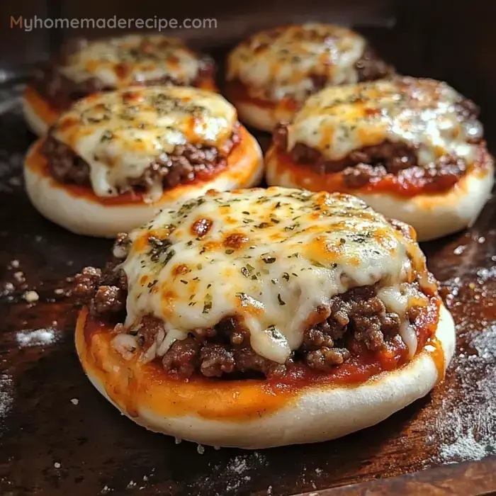 Old School Pizza Burgers