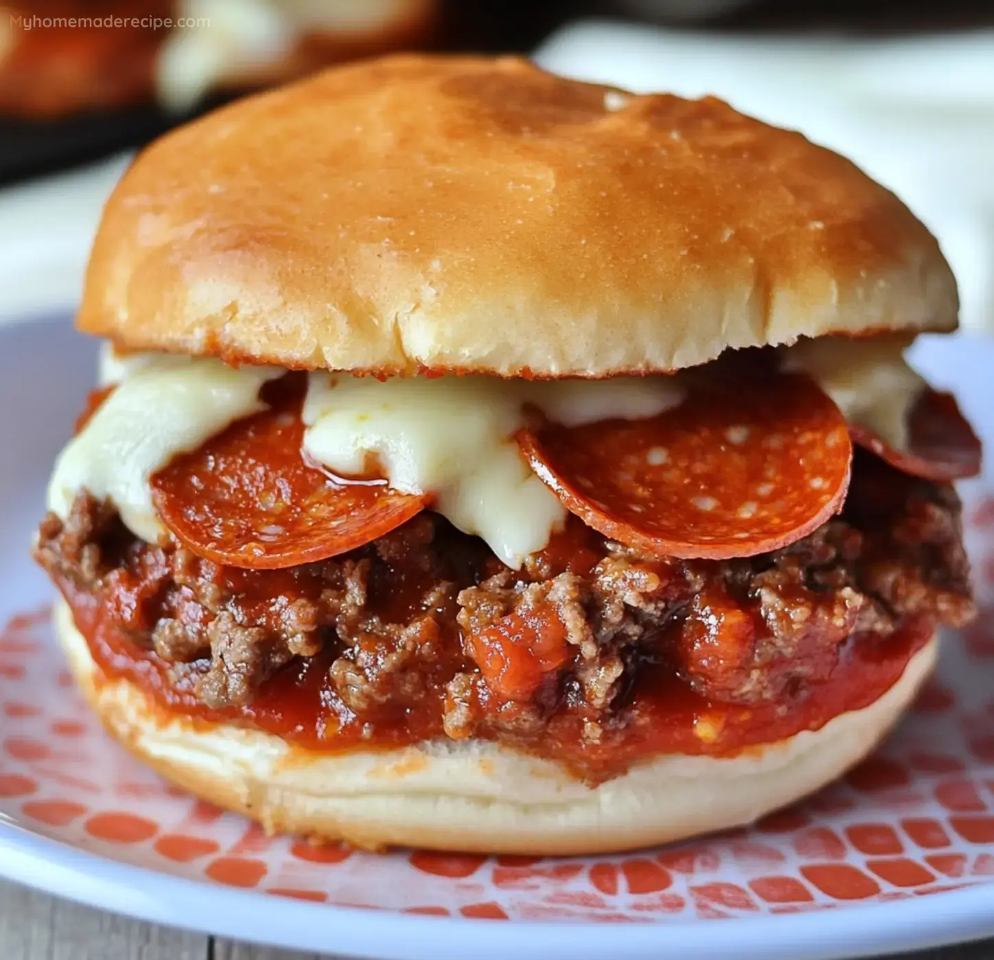 Crockpot Pizza Burgers