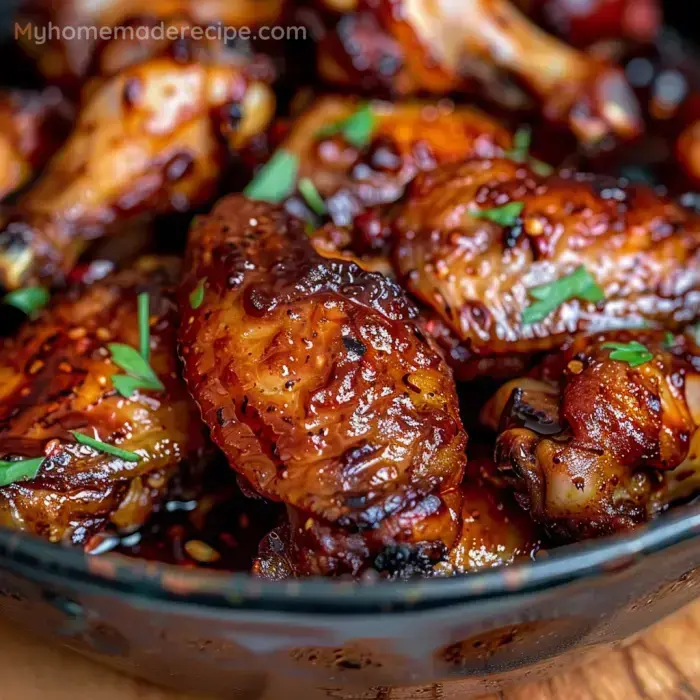 Honey Garlic Jerk Chicken Wings