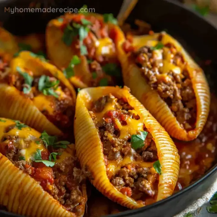 Cheesy Taco Stuffed Shells