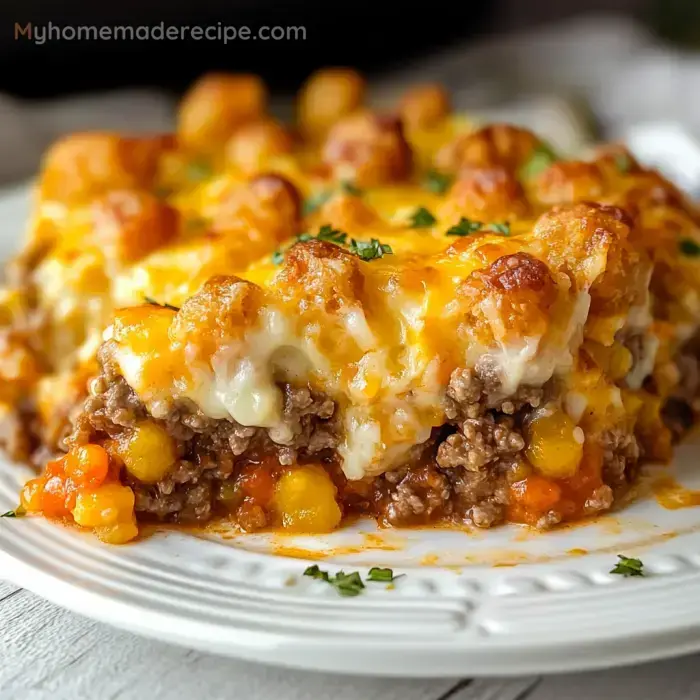 Shepherd’s Pie Tater Tot Casserole