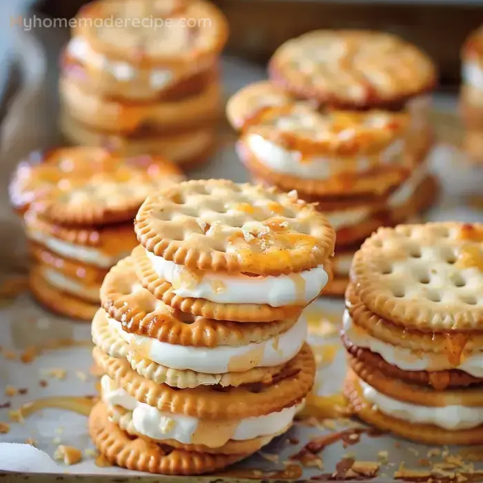 Ritz Cracker Party Sandwiches