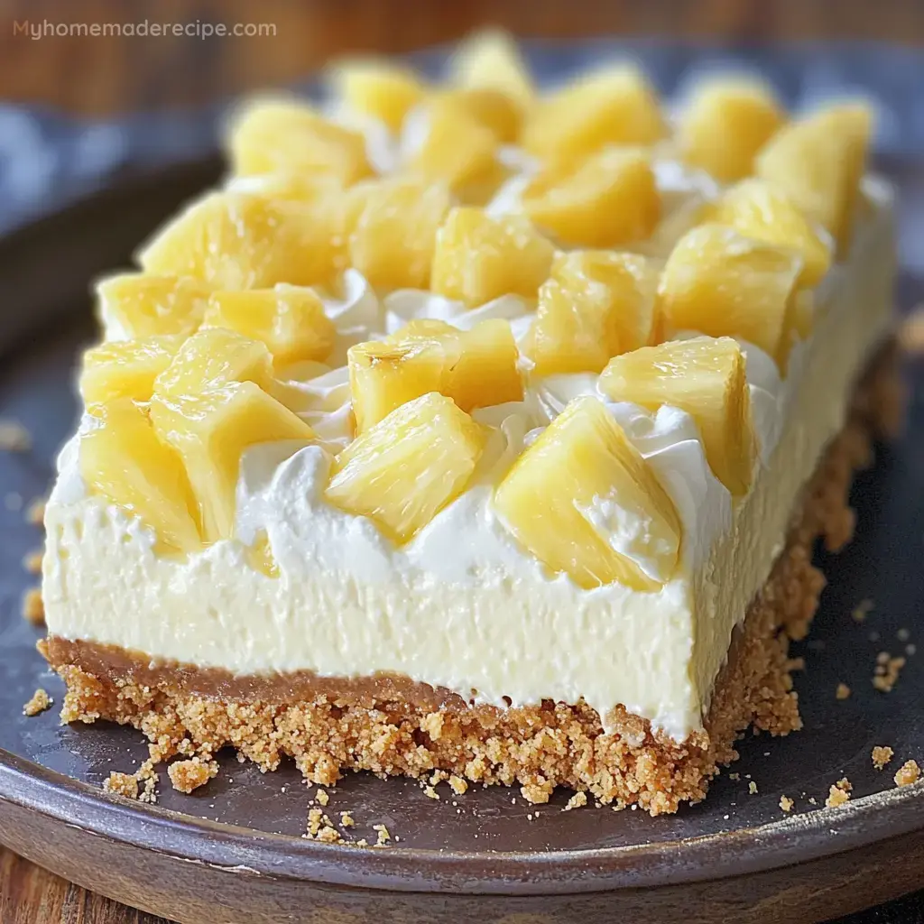 Pineapple Heaven Cheesecake