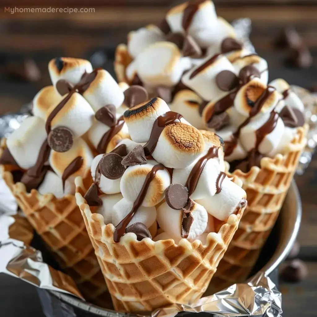 S’Mores Campfire Cones