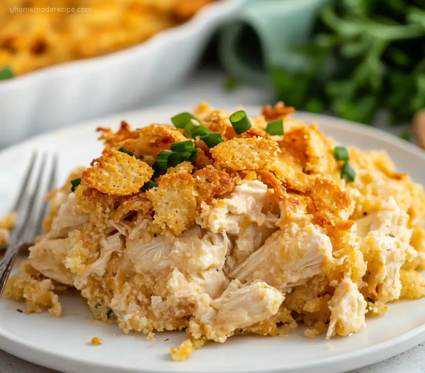 Ritz Cracker Chicken Casserole