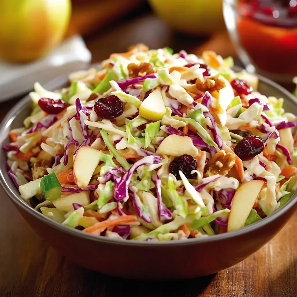 Apple Cranberry Coleslaw