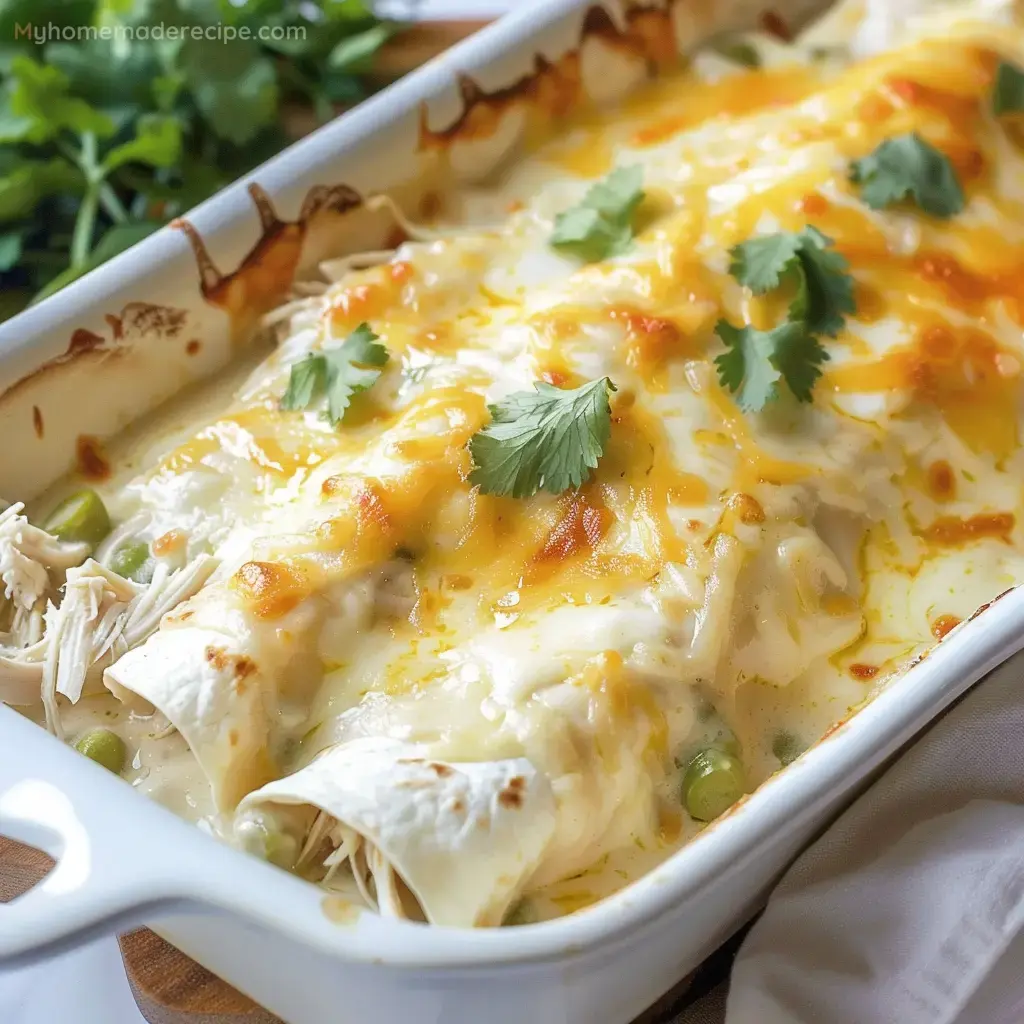 White Chicken Enchiladas