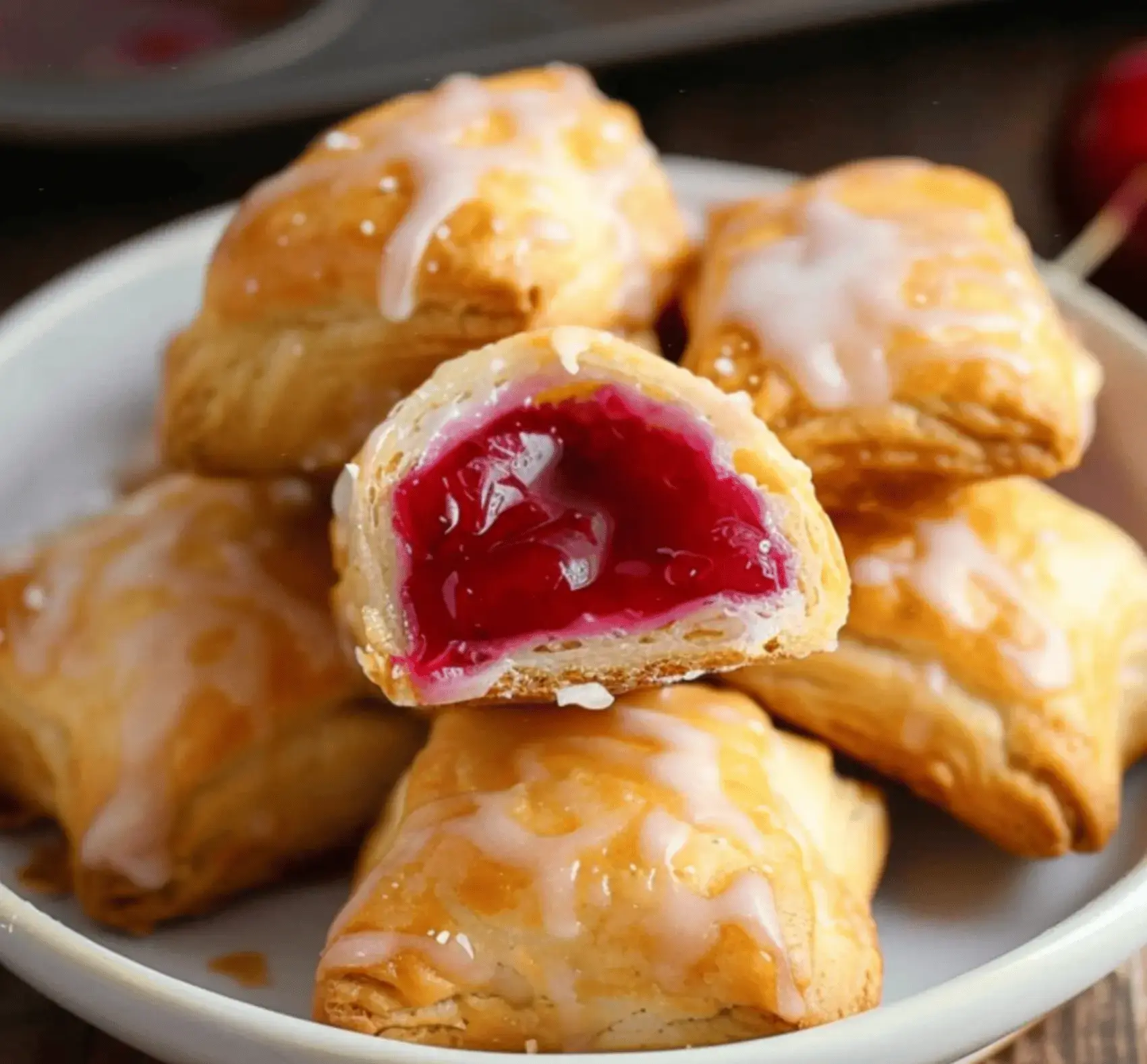 Easy Cherry Pie Bites